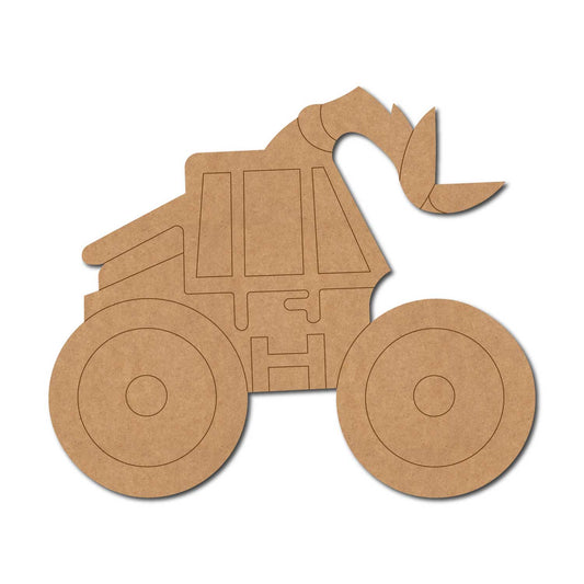 Farm Tractor Pre Marked MDF Design 1