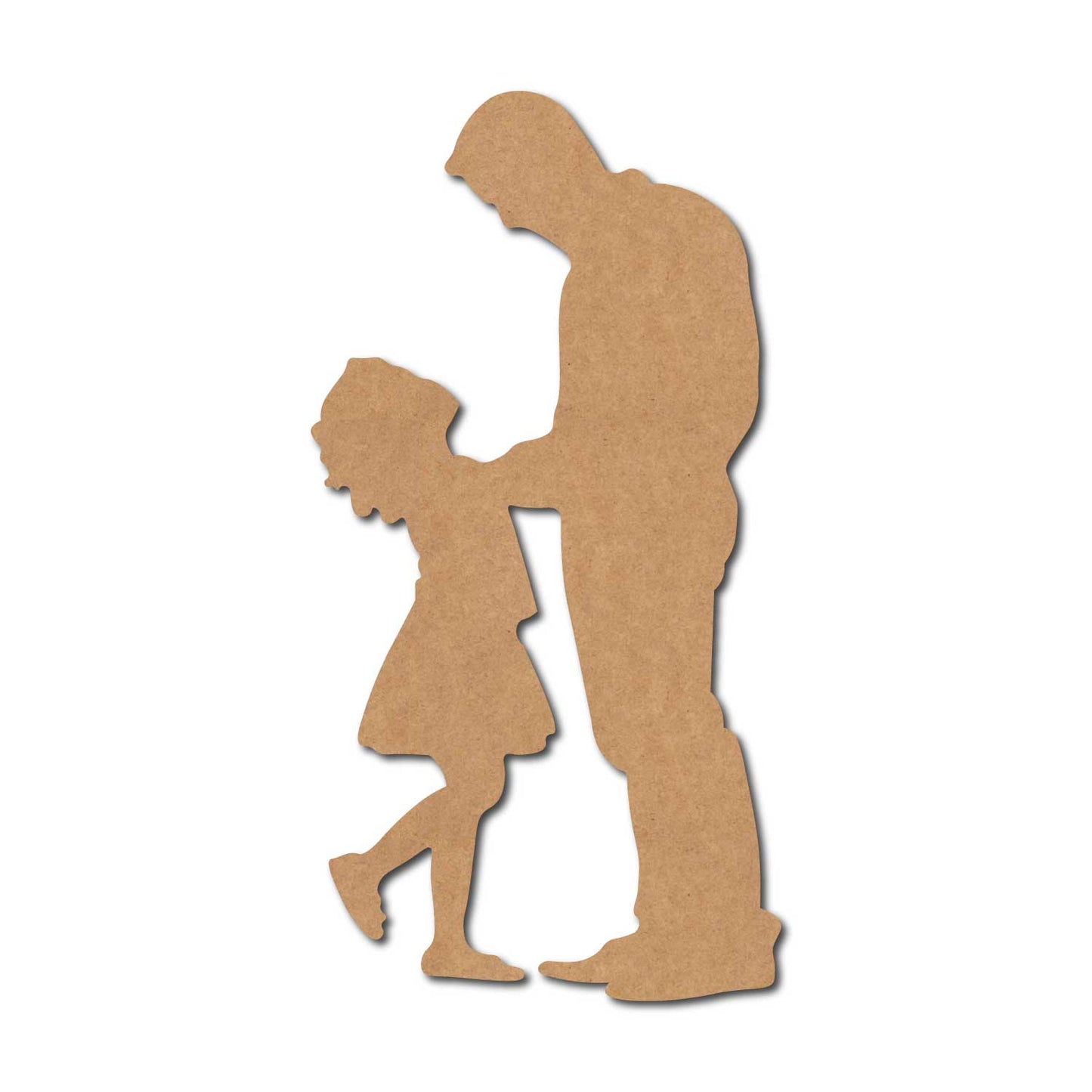 Father With Daughter Cutout MDF Design 4
