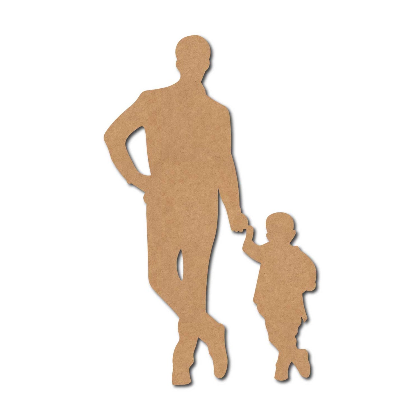 Father With Son Cutout MDF Design 1