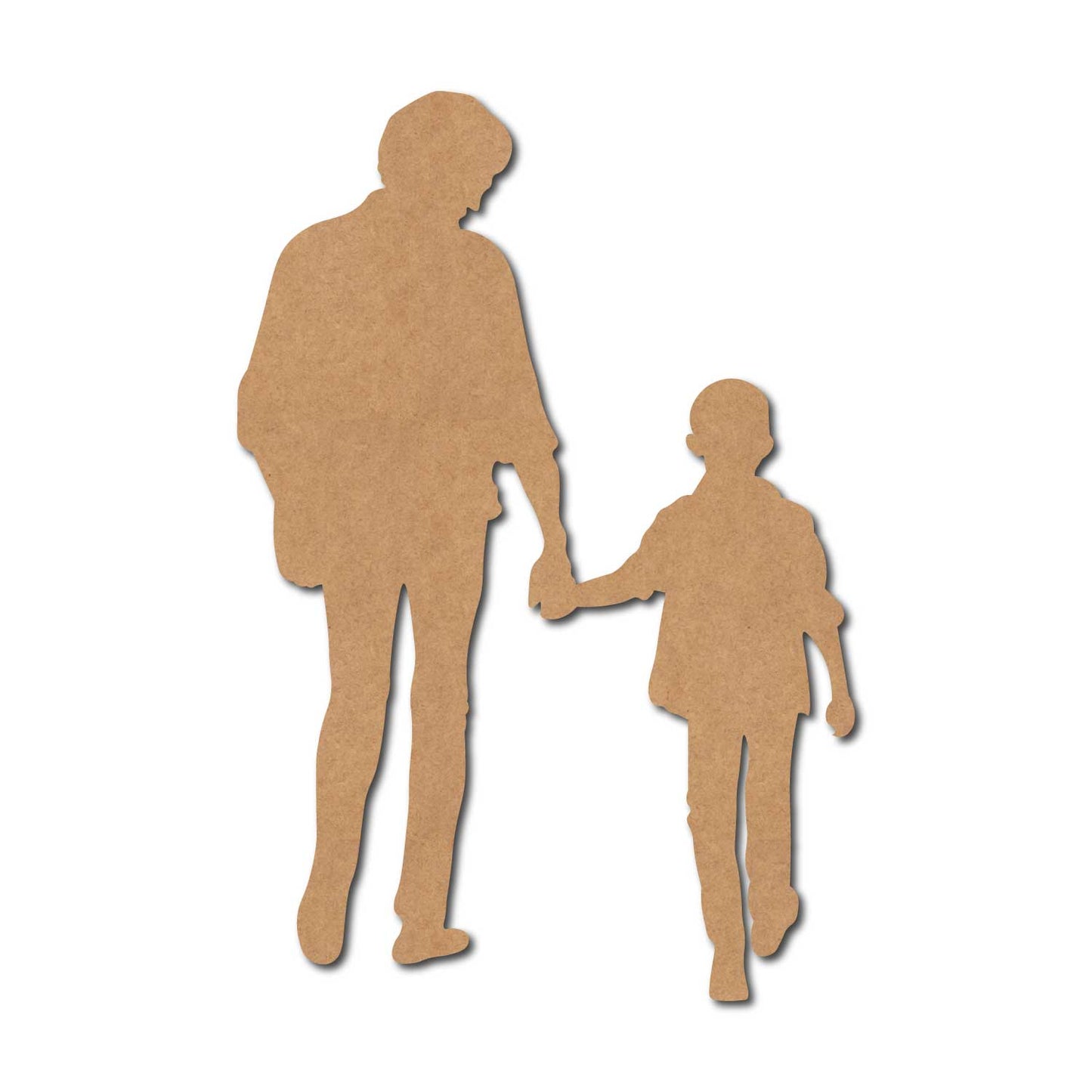 Father With Son Cutout MDF Design 2