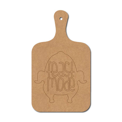 Feast Mode Pre Marked Chopping Board MDF Design 1