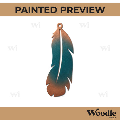 Feather Cutout MDF Design 4
