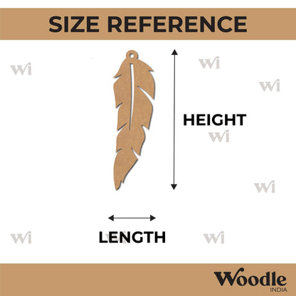 Feather Cutout MDF Design 5
