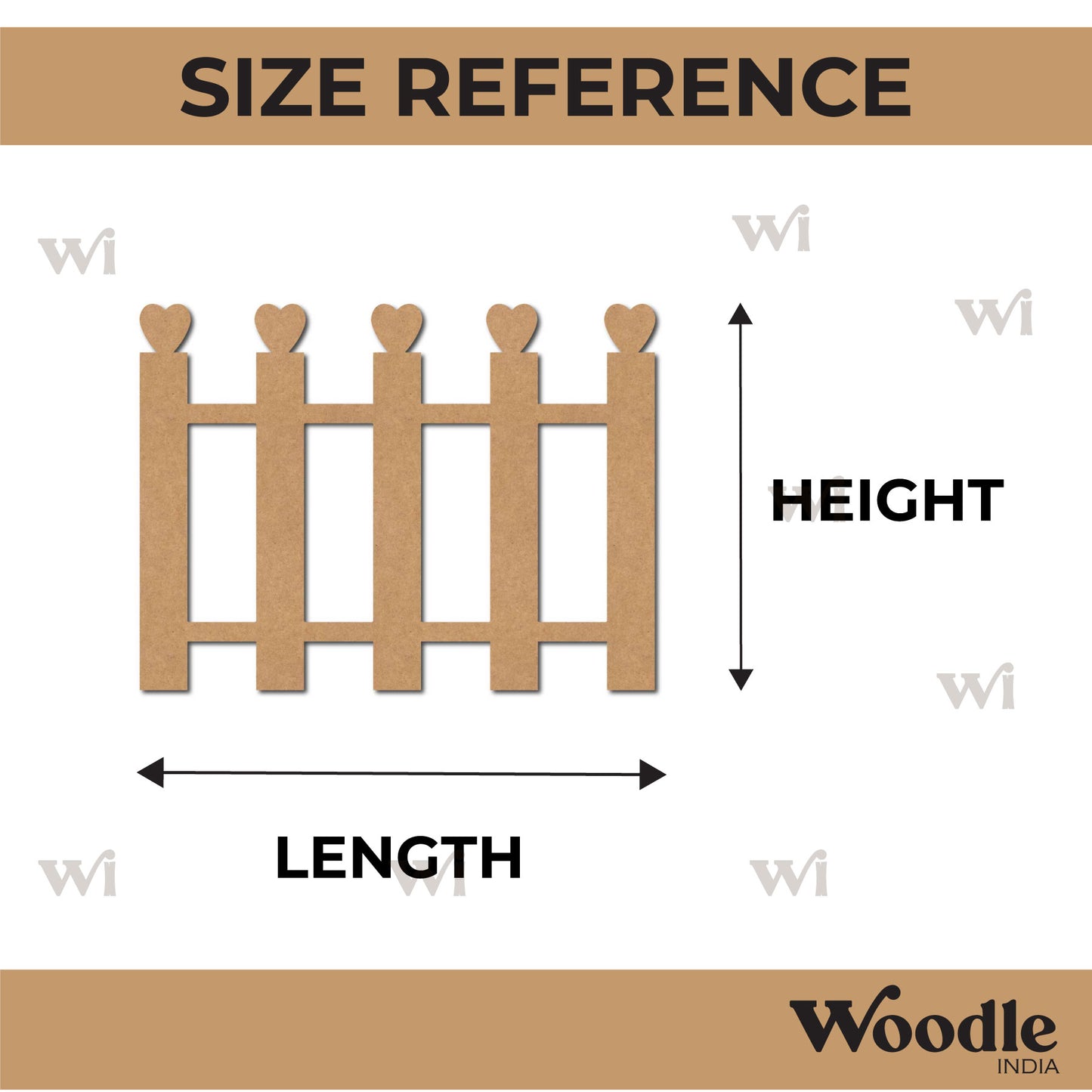 Fence Cutout MDF Design 3