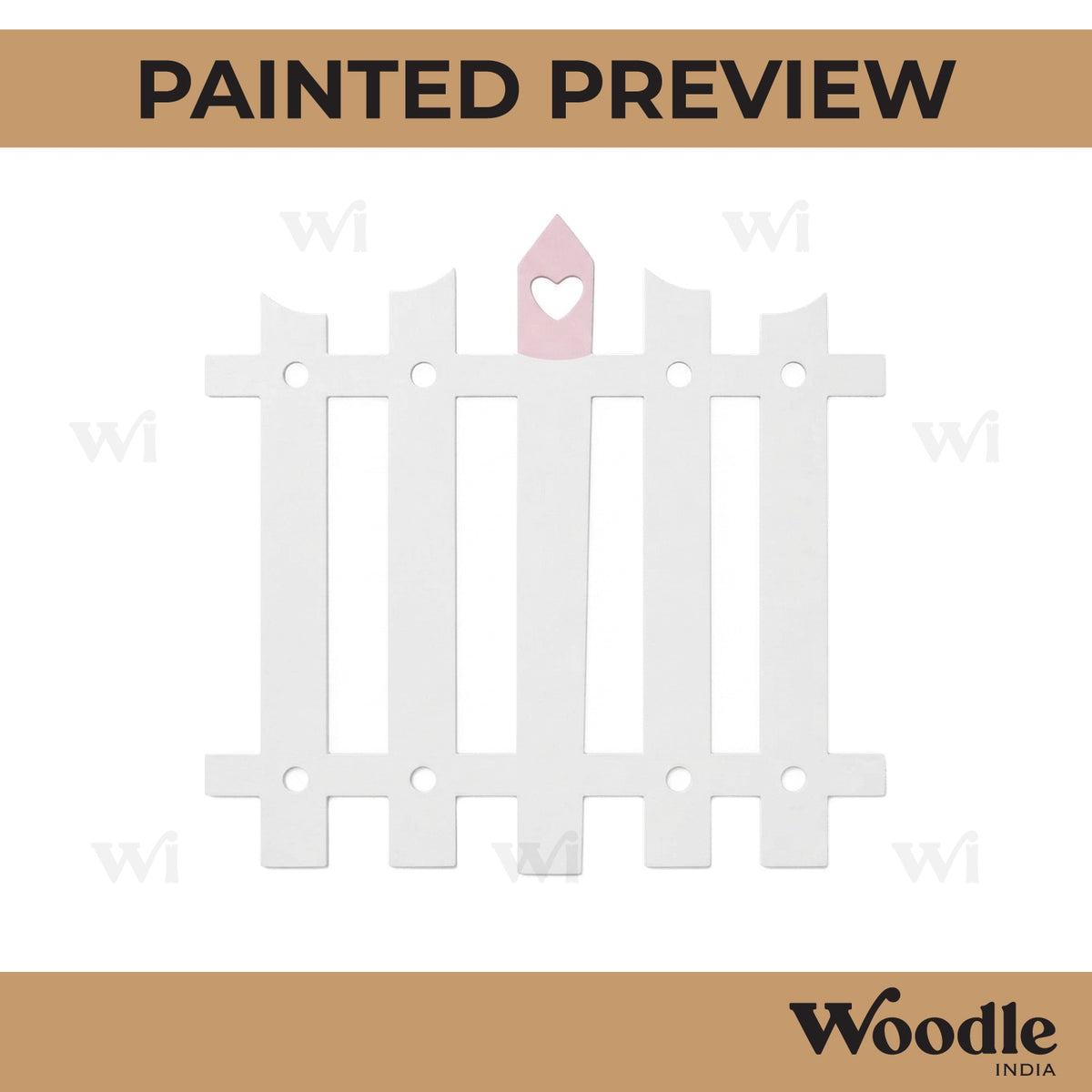 Fence Cutout MDF Design 4