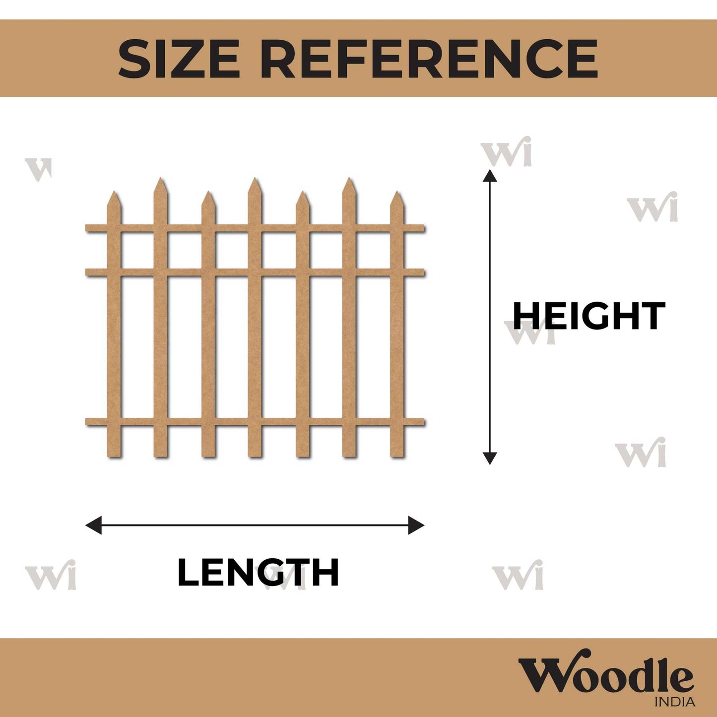 Fence Cutout MDF Design 5
