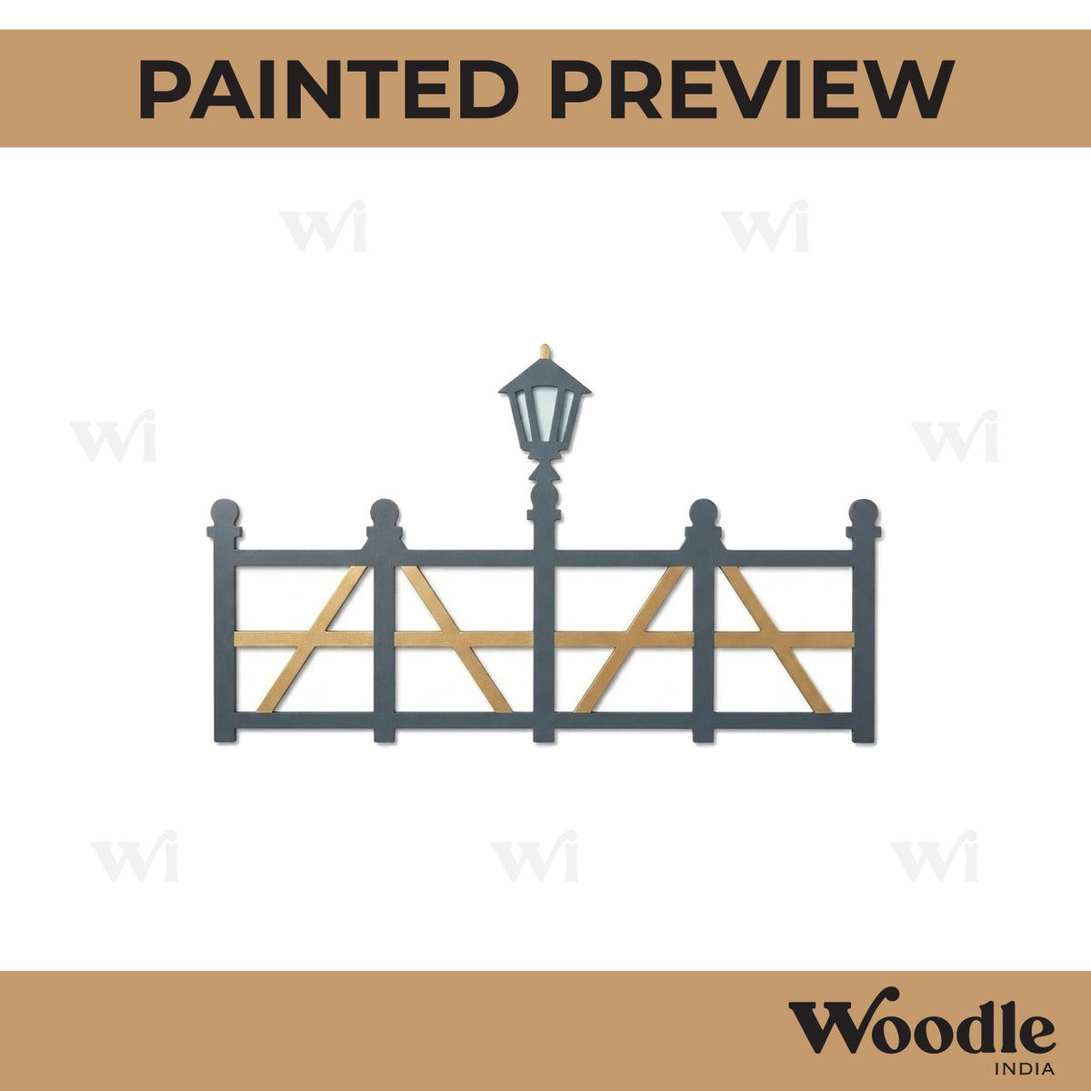 Fence Cutout MDF Design 6
