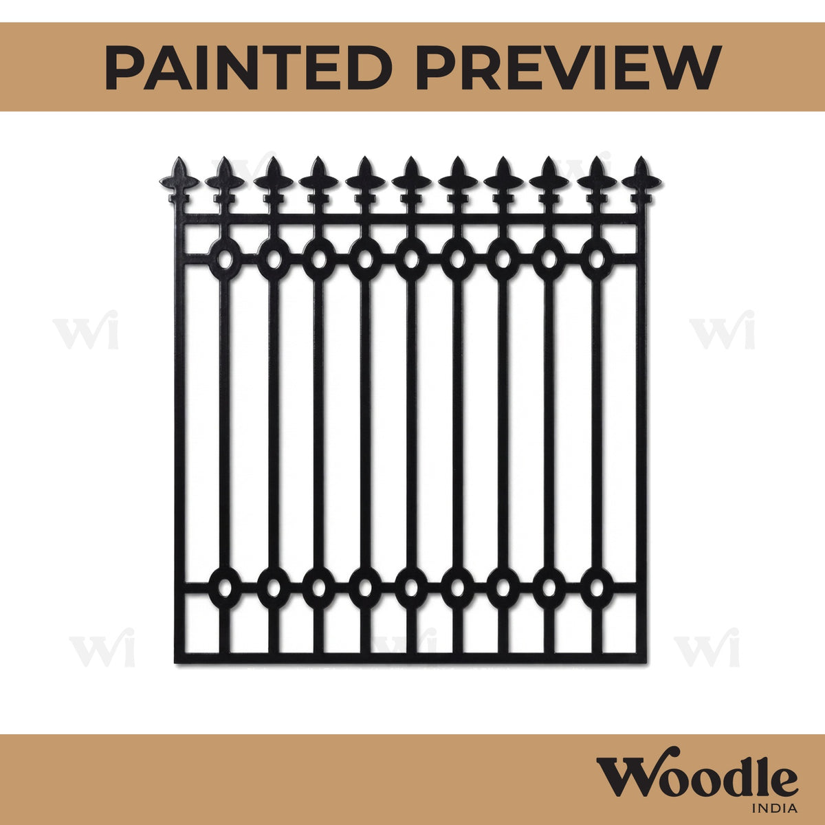 Fence Cutout MDF Design 7