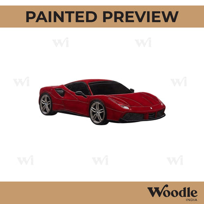 Ferrari Car Pre Marked MDF Design 1