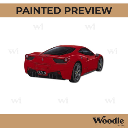 Ferrari Car Pre Marked MDF Design 2