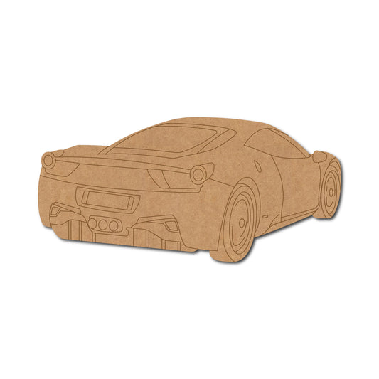 Ferrari Car Pre Marked MDF Design 2
