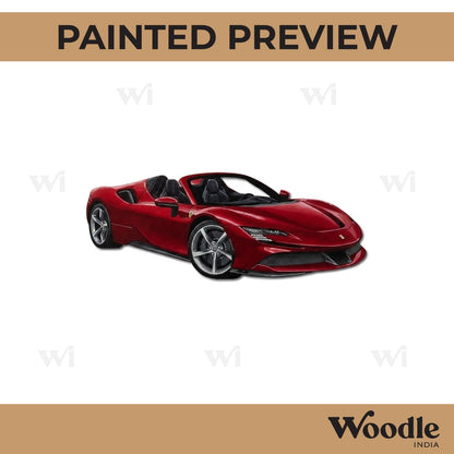 Ferrari Car Pre Marked MDF Design 3