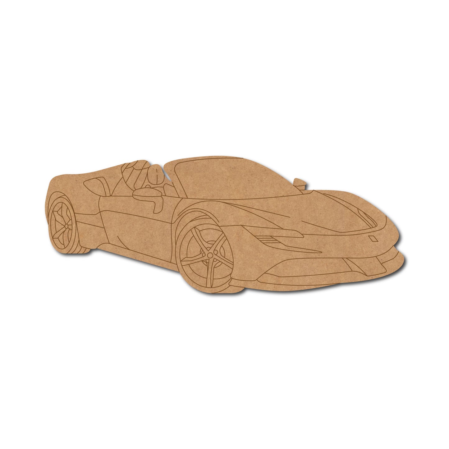 Ferrari Car Pre Marked MDF Design 3
