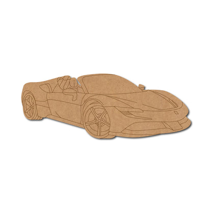 Ferrari Car Pre Marked MDF Design 3
