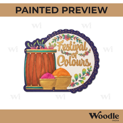 Festival Of Colours Pre Marked Base MDF Design 1