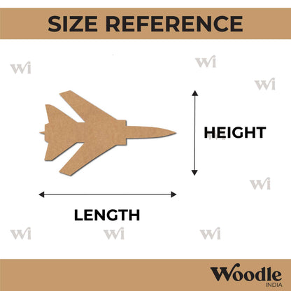 Fighter Jet Cutout MDF Design 1
