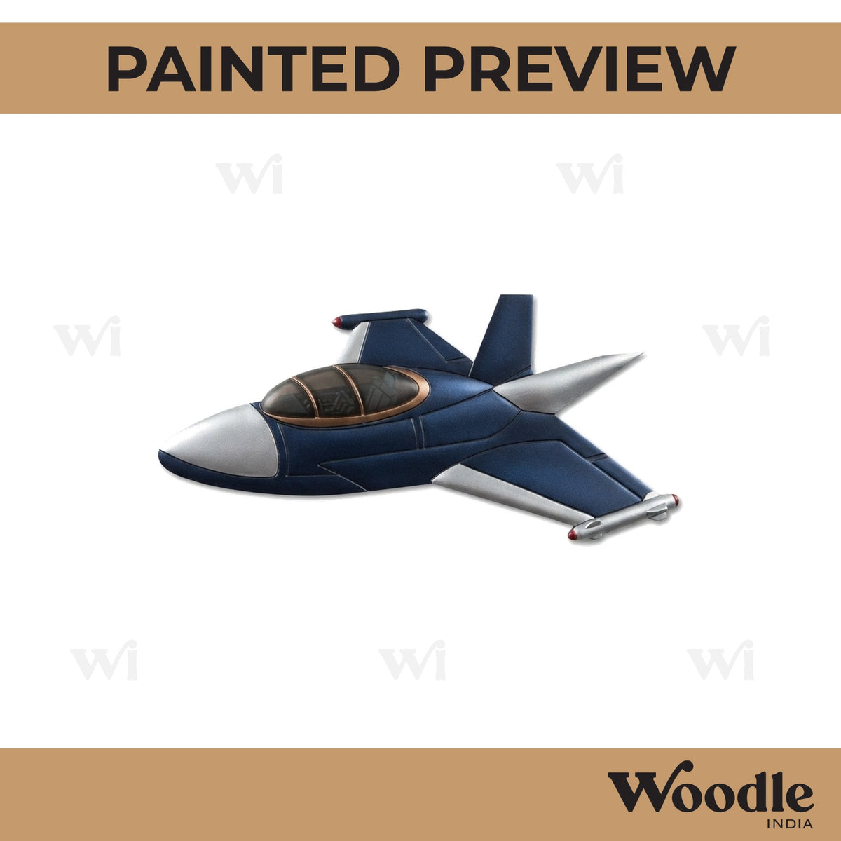 Fighter Jet Pre Marked MDF Design 1