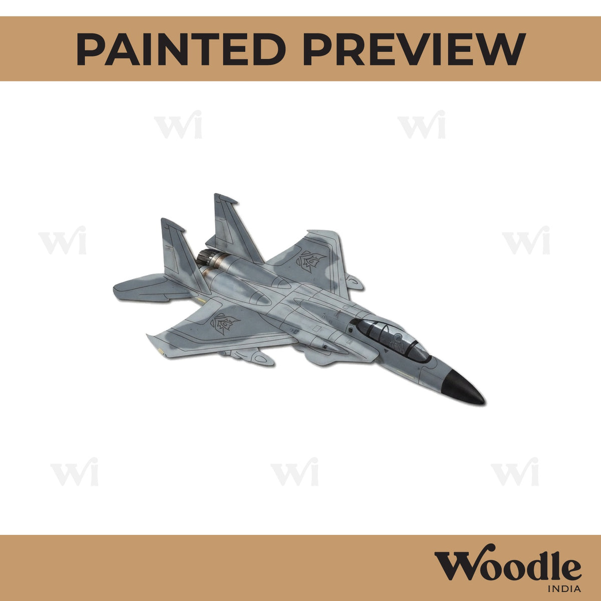 Fighter Jet Pre Marked MDF Design 2