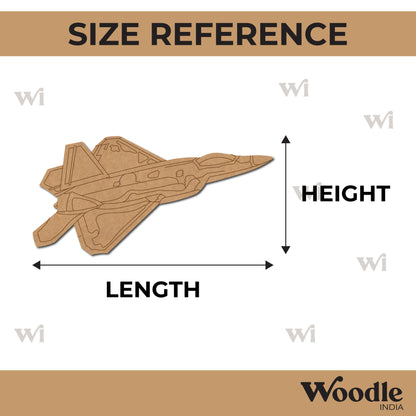 Fighter Jet Pre Marked MDF Design 3