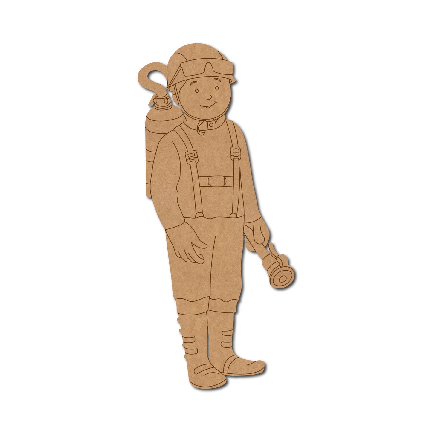 Fire Fighter Pre Marked MDF Design 2