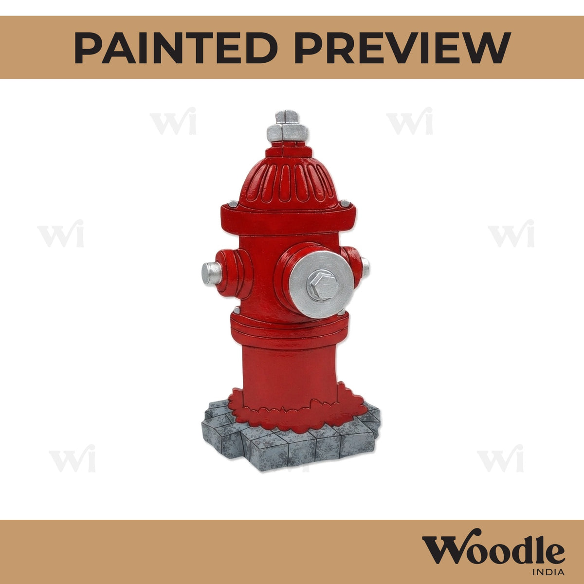 Fire Hydrant Pre Marked MDF Design 1