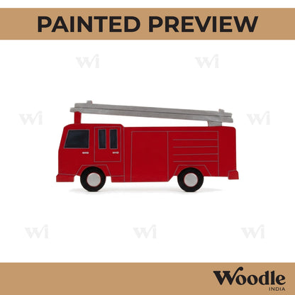 Fire Truck Pre Marked MDF Design 4