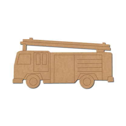 Fire Truck Pre Marked MDF Design 4