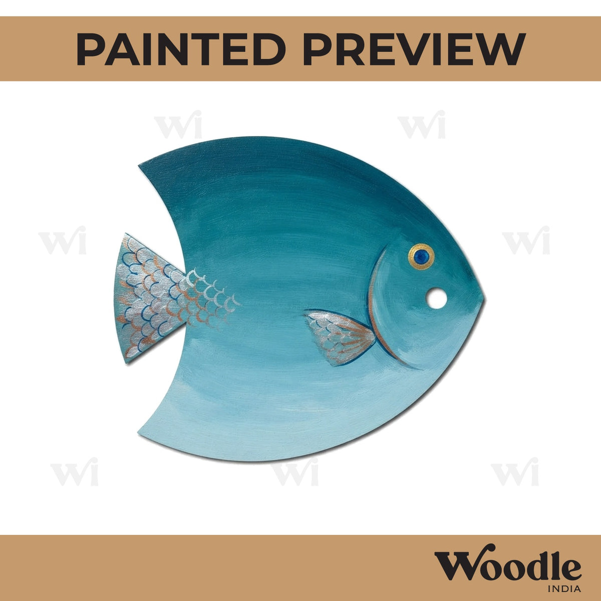 Fish Cutout MDF Design 11