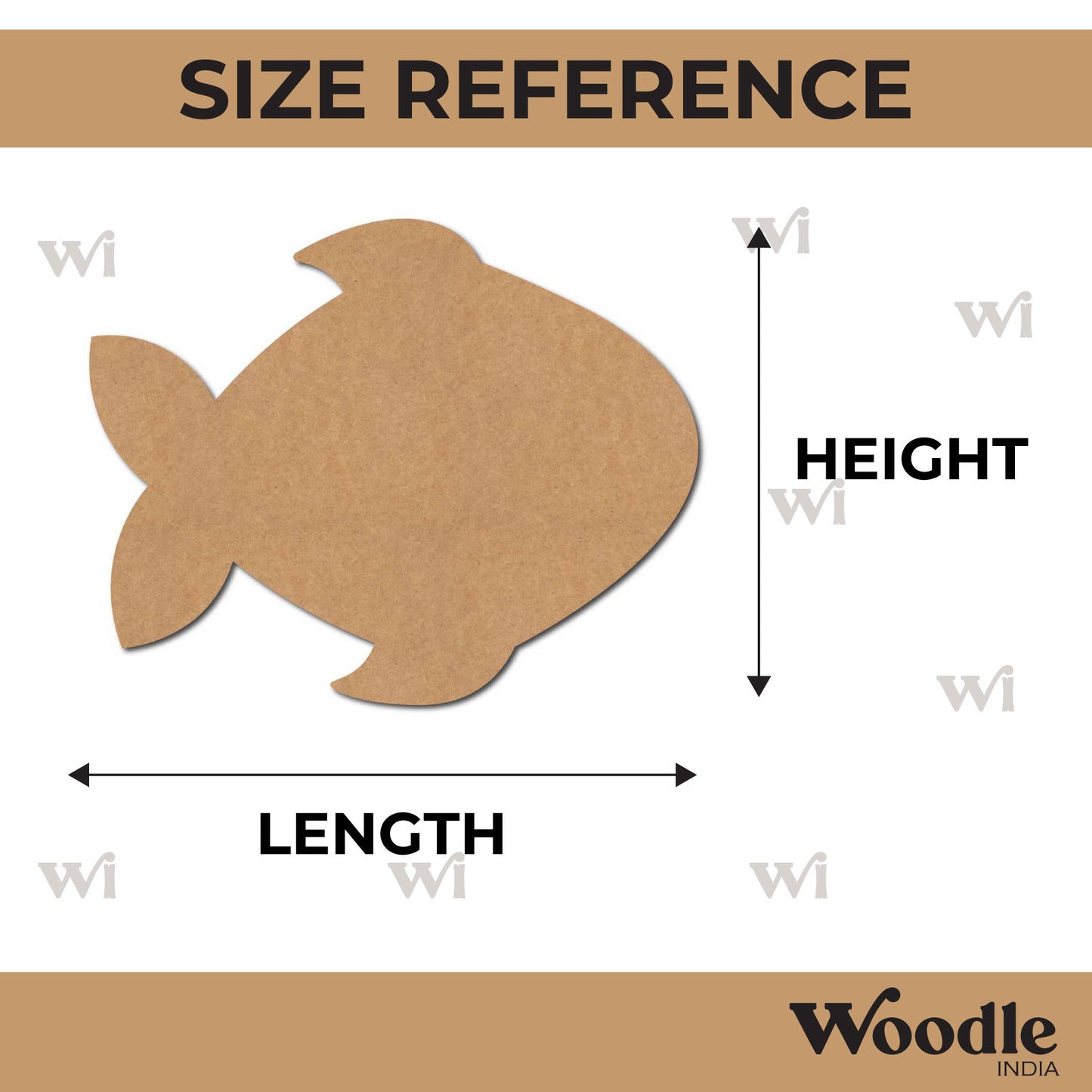 Fish Cutout MDF Design 9