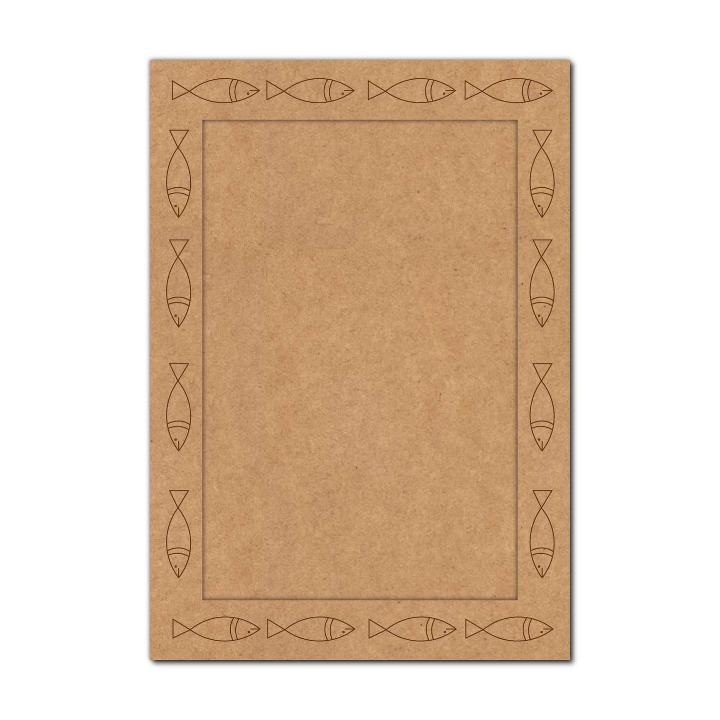 Fish Frame Pre Marked MDF Design 1