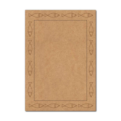 Fish Frame Pre Marked MDF Design 1