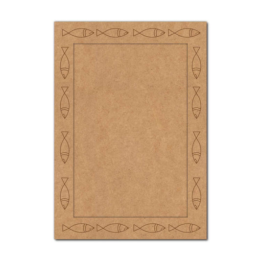 Fish Frame Pre Marked MDF Design 1