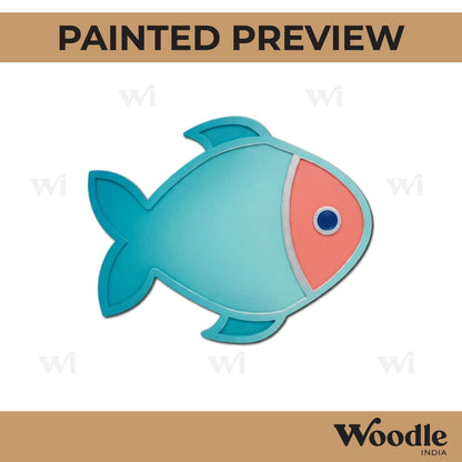 Fish Mosaic Art MDF Design 1