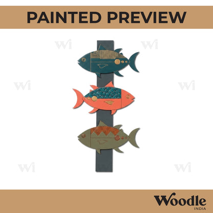 Fish Pre Marked Base MDF Design 1