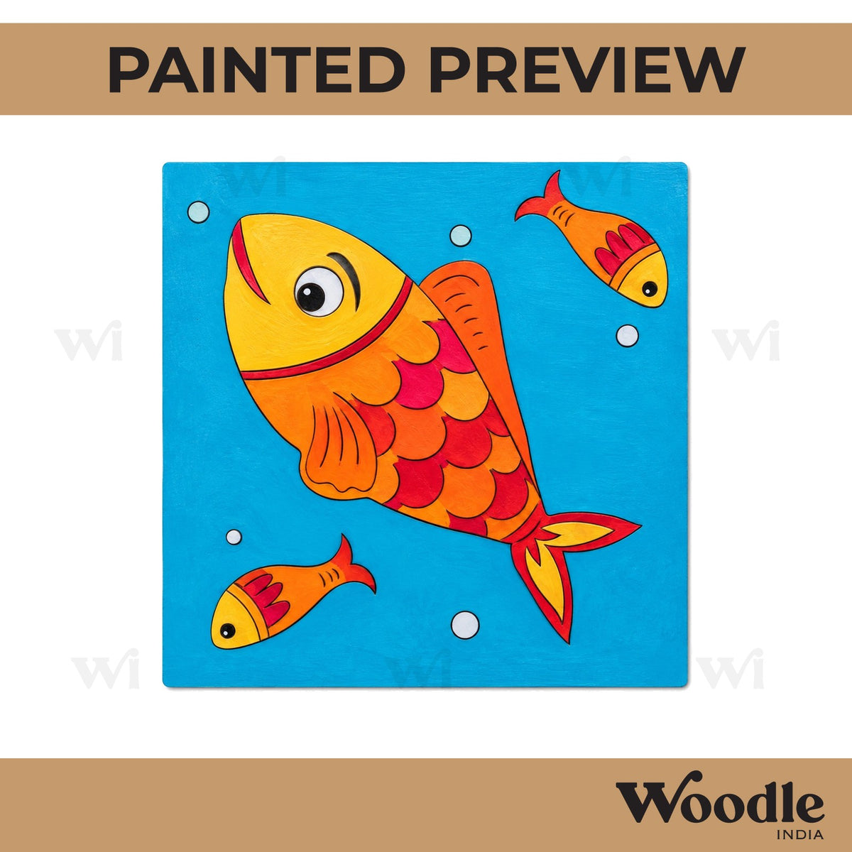 Fish Pre Marked Base MDF Design 2
