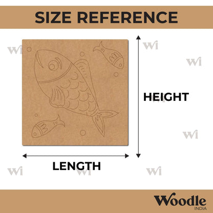 Fish Pre Marked Base MDF Design 2