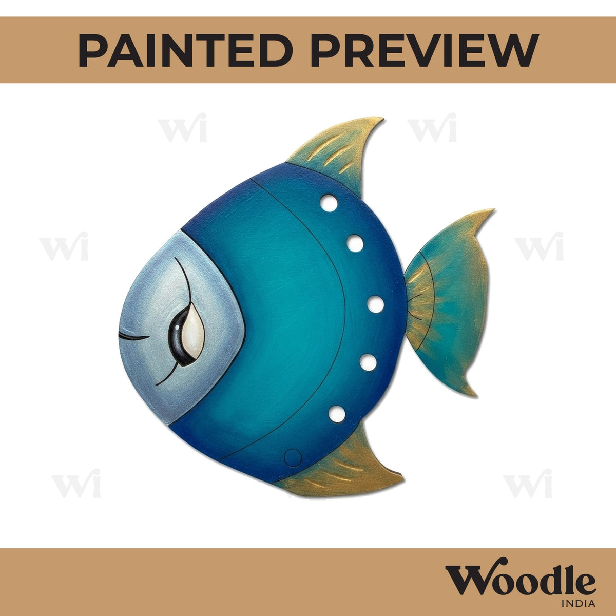 Fish Pre Marked MDF Design 1