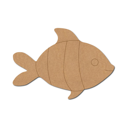 Fish Pre Marked MDF Design 3