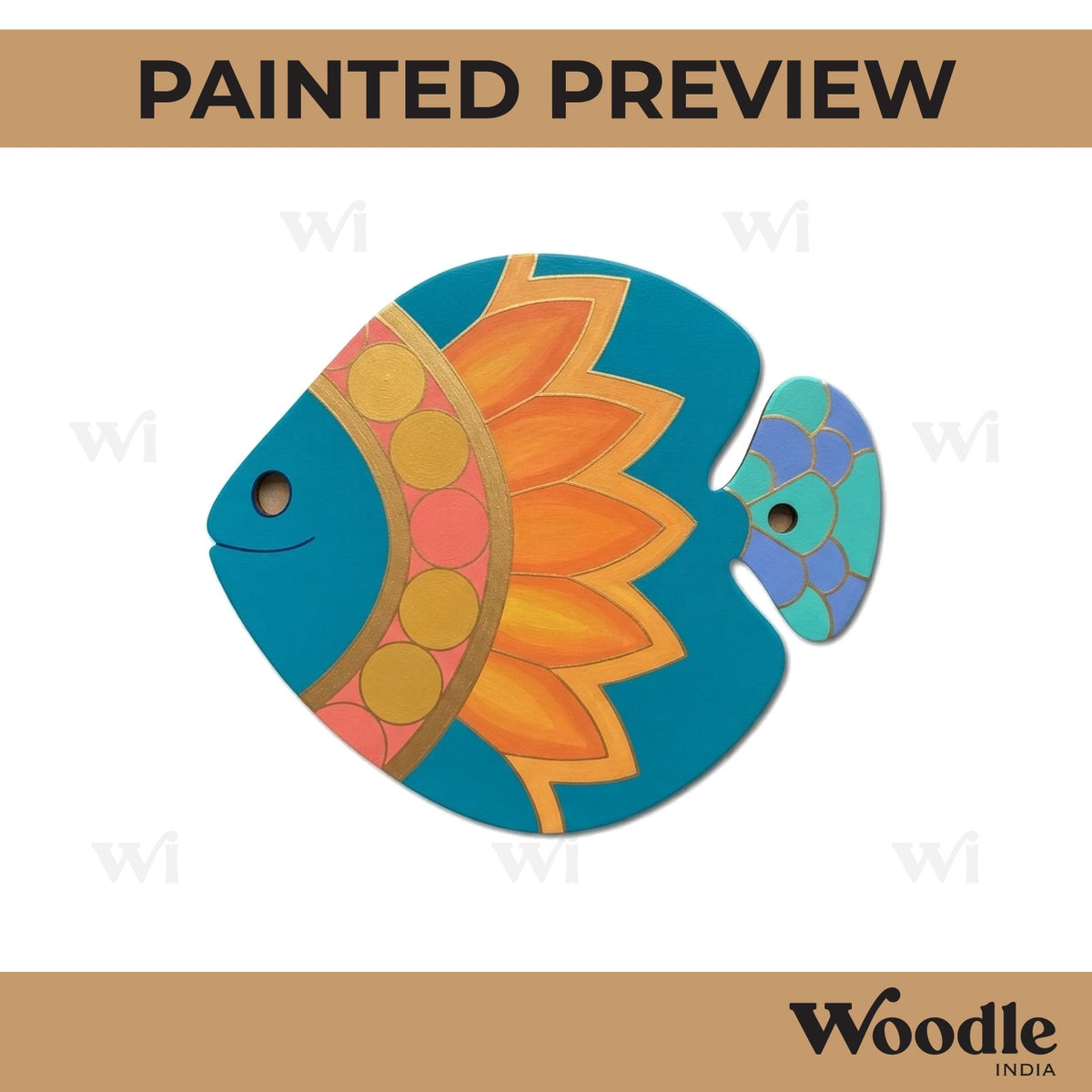 Fish Pre Marked MDF Design 4
