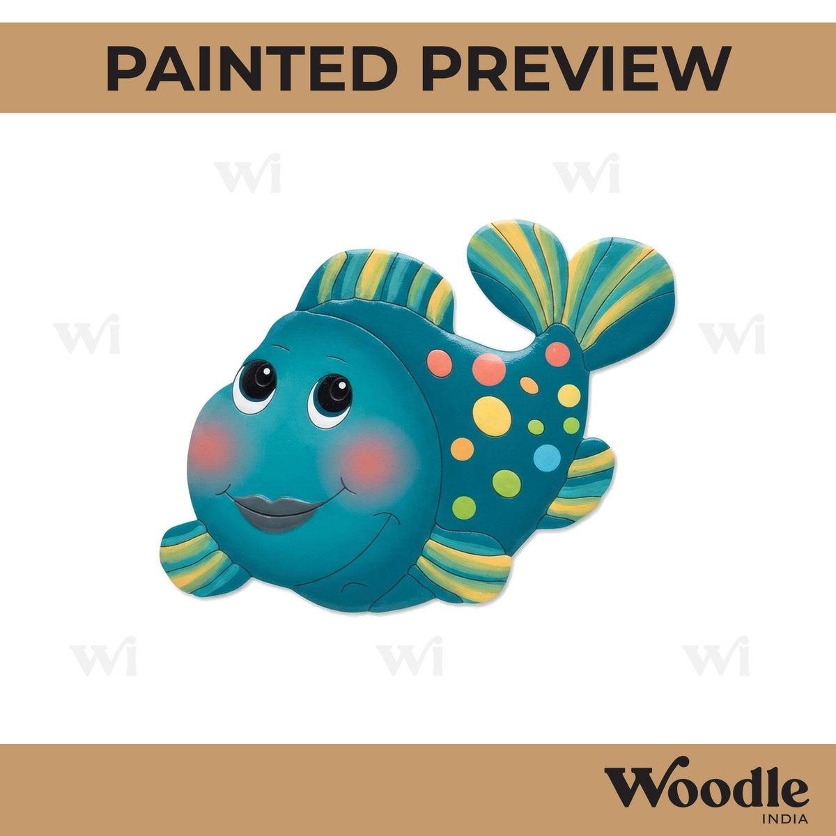 Fish Pre Marked MDF Design 6