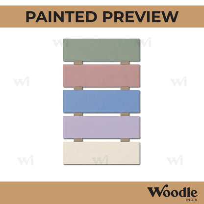 Five Plank Nameplate MDF Design 1