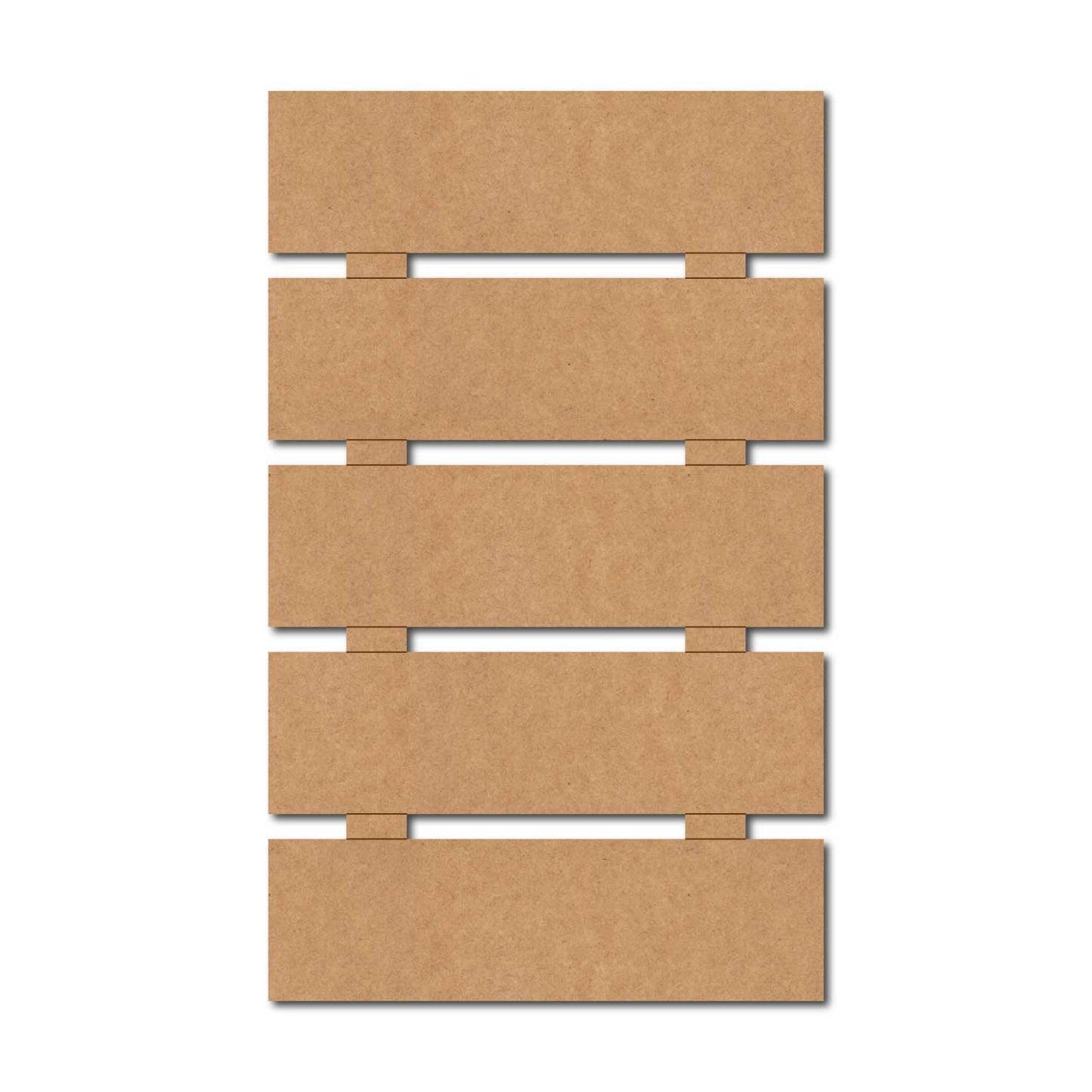 Five Plank Nameplate MDF Design 1