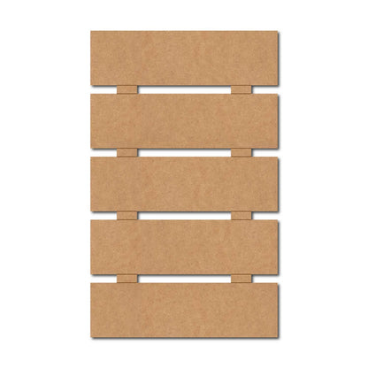 Five Plank Nameplate MDF Design 1