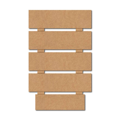 Five Plank Nameplate MDF Design 2