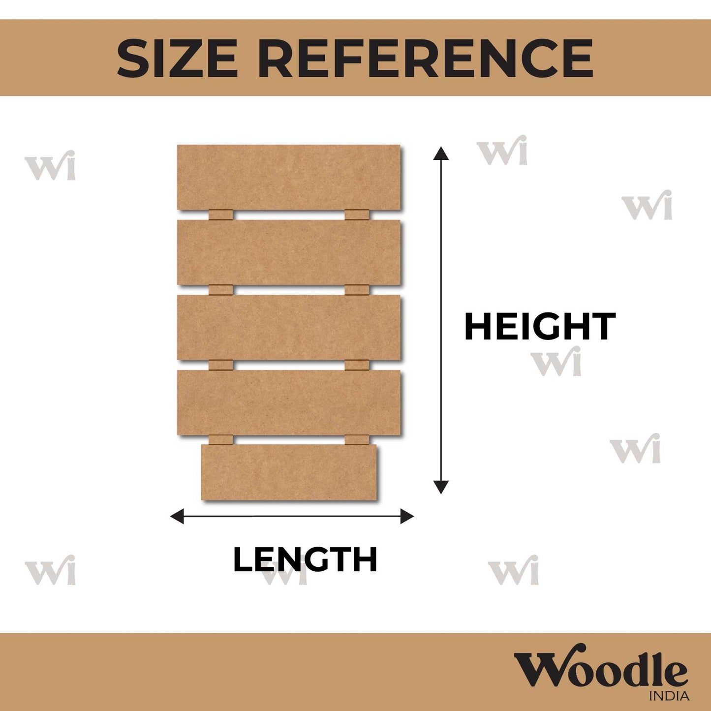 Five Plank Nameplate MDF Design 2