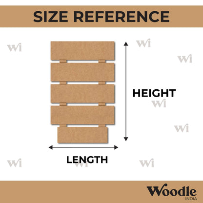 Five Plank Nameplate MDF Design 2