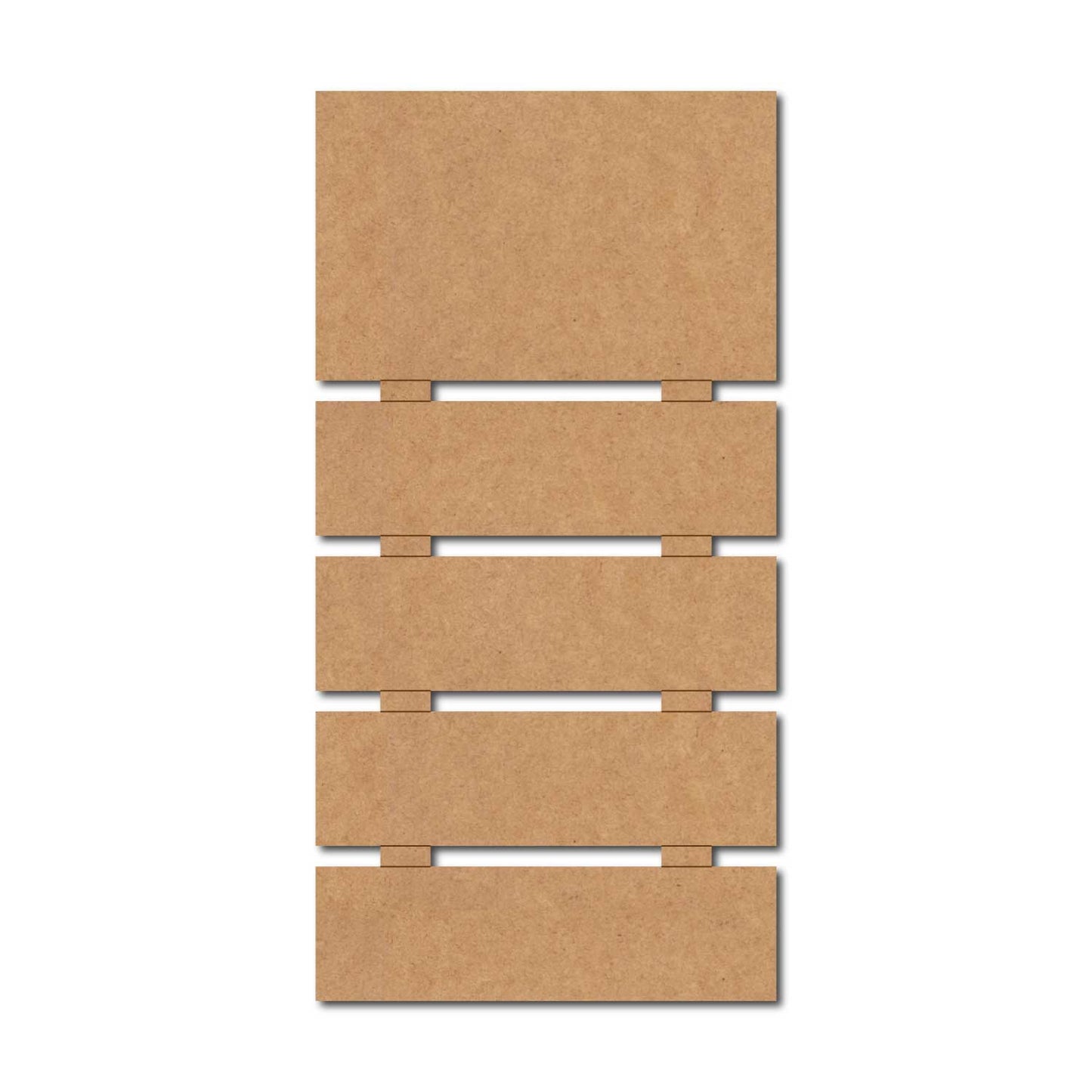 Five Plank Nameplate MDF Design 3