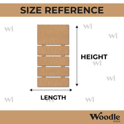 Five Plank Nameplate MDF Design 3