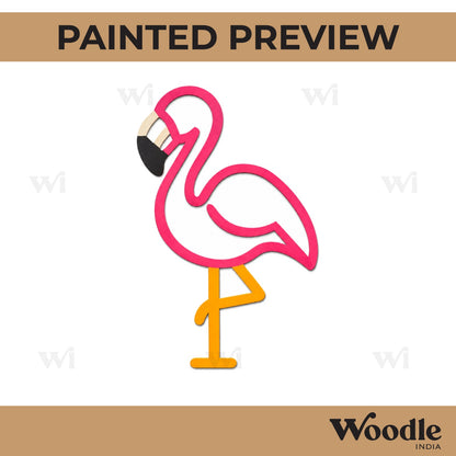 Flamingo Cutout MDF Design 2