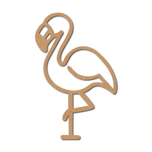 Flamingo Cutout MDF Design 2